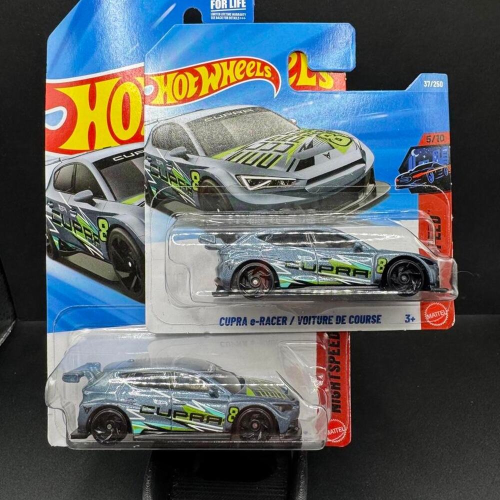 Hot wheels cupra e racer with